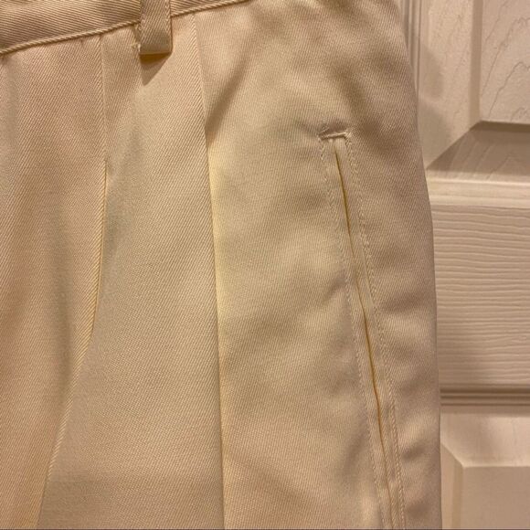 Nordstrom BP TALL SILKY Slacks Pants Cream Pro Career Pockets HighRise 13 TALL - Picture 8 of 12